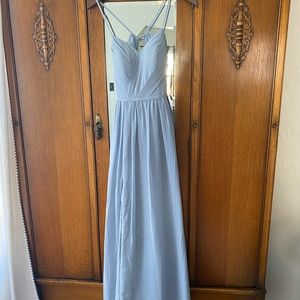 Dusty Blue Bridesmaid Dress